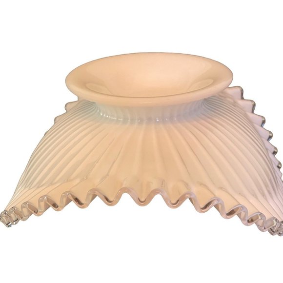 Fenton Silver Crest Banana Fruit Bowl Footed Pedestal 12" x 5" Vintage 1950's - Picture 14 of 14